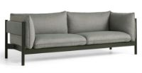 Billede af HAY Arbour 3 Seater B: 220 cm - Atlas 931 / Bottle Green Waterbased Lacquered Solid Beech