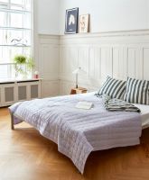 Billede af HAY Connect Bed incl. Crossbar for L: 200 x W: 160 cm Mattress - Warm Grey