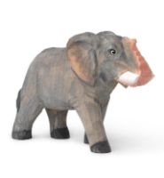 Billede af Ferm Living Animal Hand-Carved H: 11,5 cm - Elephant 