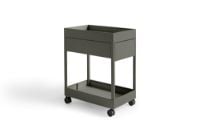 Billede af HAY New Order Trolley/A1 Drawer And Tray Top incl. Lock 34x68 cm - Army