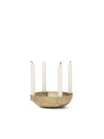 Billede af Ferm Living Bowl Candle Holder Small Ø: 14,6 cm - Brass  OUTLET