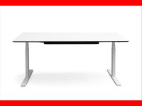 Billede af Paustian WD01 Work Desk 160x80 cm - White Laminate/White w. Black Edges