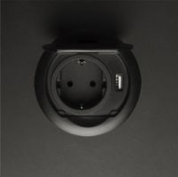 Billede af Paustian WD01 Work Desk 140x80 cm - Black Linoleum/Black