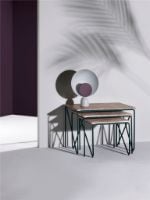 Billede af Please Wait to be Seated Blooper Table Lamp H: 35 cm - Ash Grey/Fig Purple