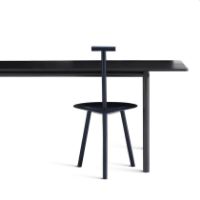 Billede af Please Wait to be Seated Tubby Tube Table 270x90 cm - Black/Black