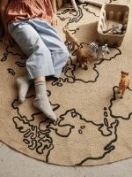 Billede af Ferm Living Jute Carpet World Large Ø: 130 cm