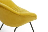 Billede af HAY AAL87 Chair H: 81 cm - Black Powder Coated Steel / Lola Yellow