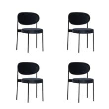 Billede af Verpan Series 430 Chair SH: 47 cm - Harald 182 Blue/Black 4 FOR 3 KAMPAGNETILBUD