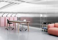 Billede af Normann Copenhagen Slice bord 84x160 cm - Eg/Linoleum