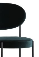 Billede af Verpan Series 430 Chair SH: 47 cm - Harald 982 Green/Black