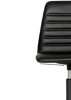 Billede af Paustian Spinal Chair 44 SH: 43-55 cm - Black Base w. Castors/Black Sierra Leather