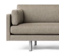 Billede af Erik Jørgensen EJ220 2062 2 Pers. Sofa 100 L: 212 cm - Foss 242/Krom