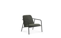 Billede af Normann Copenhagen Pad Loungestol Lav - Sort stål / LDS 41