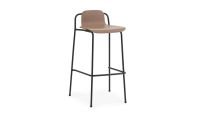 Billede af Normann Copenhagen Studio Barstool 75cm - Sort/Brun