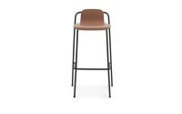 Billede af Normann Copenhagen Studio Barstool 75cm - Sort/Brun
