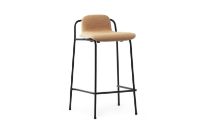Billede af Normann Copenhagen Studio Barstool 65cm Polstret - Sort/Lambeth