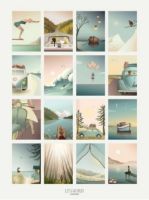 Billede af VisseVasse Plakat 15x21 cm - Let's go baby OUTLET