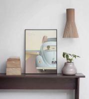 Billede af ViSSEVASSE Plakat 15x21 cm VW Beetle OUTLET