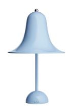 Billede af Verpan Pantop Ø23 Bordlampe H: 38cm - Light Blue/Glossy Airy Blue