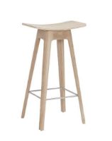 Billede af Andersen Furniture HC1 barstol SH: 67 cm - Eg Finér/Hvidpigmenteret Eg