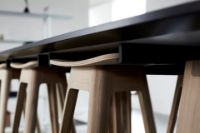 Billede af Andersen Furniture HC1 barstol SH: 80 cm - Eg Finér/Hvidpigmenteret Eg