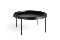 Billede af HAY Tulou Coffee Table Ø: 75 cm - Black/Black