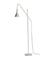 Billede af Hübsch Rope Gulvlampe H: 167 cm - Børstet Nikkel