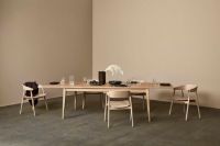 Billede af Andersen Furniture T10 Spisebord Med 2 Tillægsplader 200 x
 95 cm - Eg / Hvid Pigmenteret 