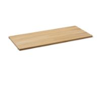 Billede af Ferm Living Punctual Wooden Shelf 40x89,6 cm - Oak/Light Grey