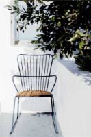 Billede af HOUE Paon Lounge Chair SH: 40 cm - Midnight Blue 