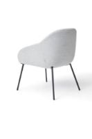 Billede af Wendelbo Mango Mini Chair SH: 46 cm - Black Powder Coated Steel/Remix 123