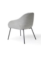 Billede af Wendelbo Mango Mini Chair SH: 46 cm - Black Powder Coated Steel/Remix 133