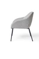 Billede af Wendelbo Mango Mini Chair SH: 46 cm - Black Powder Coated Steel/Remix 133