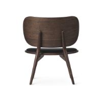 Billede af Mater The Lounge Chair SH: 40 cm - Black Leather/Sirka Grey Stain Oak