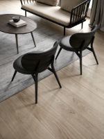 Billede af Mater The Lounge Chair SH: 40 cm - Black Leather/Sirka Grey Stain Oak