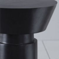 Billede af House Doctor Nanded Sidebord D: 40 cm - Sort Antik