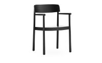 Billede af Normann Copenhagen Timb Armstol SH: 46 cm - Sort