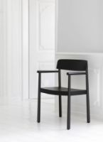 Billede af Normann Copenhagen Timb Armstol SH: 46 cm - Sort