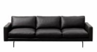 Billede af Wendelbo Edge V.1 2,5 Pers. Sofa L:  220 cm - Black Faith Leather