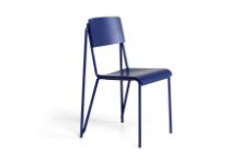 Billede af HAY Petit Standard Spisebordsstol SH: 47 cm - Ultra Marine Blue Powder Coated Steel/Ultra Marine Blue Stained 