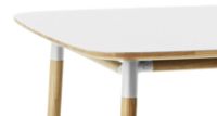 Billede af Normann Copenhagen Form Spisebord 95x200cm - Hvid/Eg