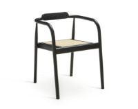 Billede af Please Wait To Be Seated Ahm Chair SH: 46,5 cm - Black/Cane