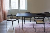 Billede af Please Wait To Be Seated Ahm Chair SH: 46,5 cm - Black/Cane