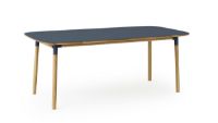 Billede af Normann Copenhagen Form Spisebord 95x200cm - Blå/Eg
