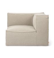 Billede af Ferm Living Catena Sofa Armrest Left S400 Rich Linen - Natural