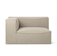 Billede af Ferm Living Catena Sofa Armrest Right S401 Rich Linen 76x119 cm - Natural