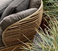 Billede af Cane-line Outdoor Basket 2 pers. Sofa inkl. hynder L: 201 cm - Natural/Taupe
