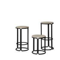 Billede af Please Wait to be Seated Hardie Counter Stool H: 64 cm - Natural Ash / Black