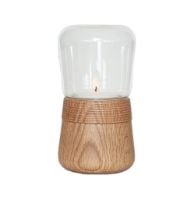Billede af Andersen Furniture Spinn Candle LED H: 20 cm  - Oak  OUTLET