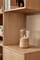 Billede af Andersen Furniture Spinn Candle LED H: 20 cm  - Oak  OUTLET
